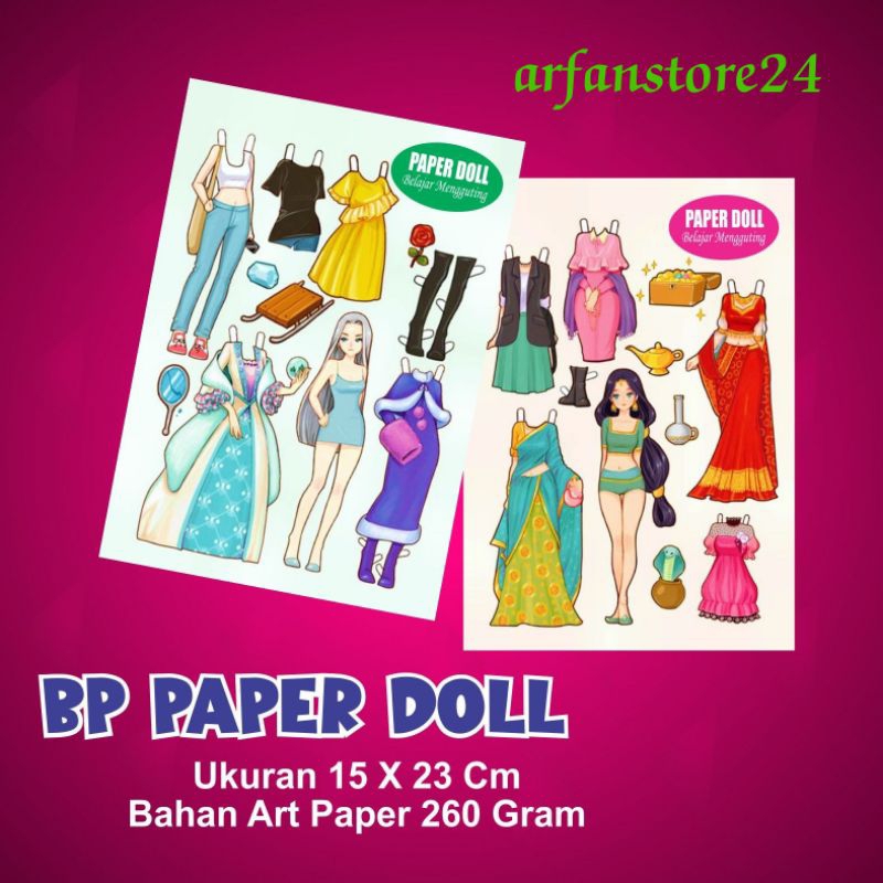 mainan paper doll viral/mainan bp jadul/mainan bp jadul viral