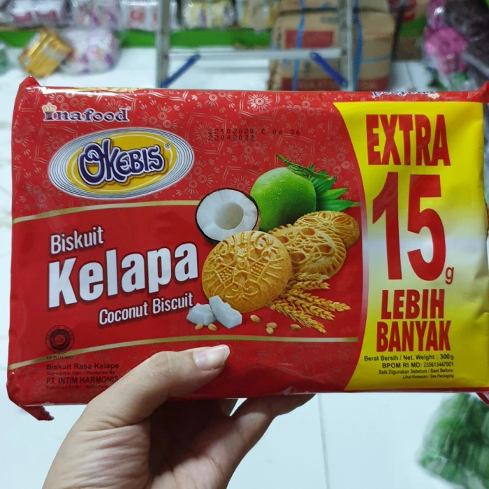 

okebis biskuit kelapa 300 gr