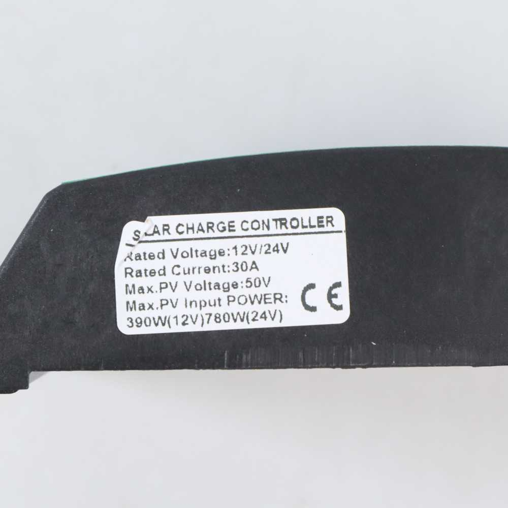 Solar Charger Controller Regulator Dual USB 12/24 VDJ242001-2 Arus 30A Mak Tegangan PV:50V Mak Daya MasukPV:390W (12V)780W (24V) Alat ini mengontrol pengisian daya DR solar panel kebaterai yang dapat Anda alihkan tenaganya kelampu rumah / ALAT elektronik
