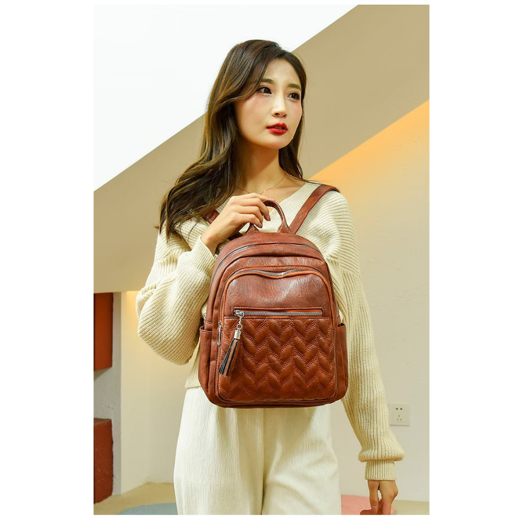 (PROMO RANSEL WANITA) BISA BAYAR DITEMPAT- TAS RANSEL WANITA KOREAN STYLE- TAS RANSEL WANITA SEKOLAH