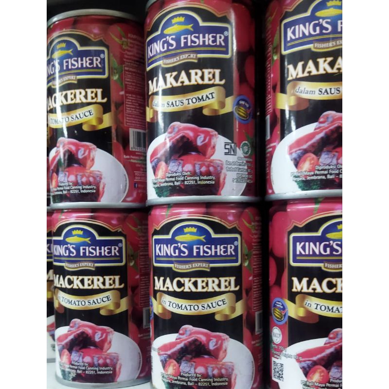 

king fisher makarel tomato sauce 155gr