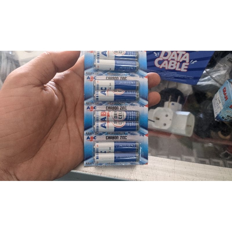 Batu batre Abc kecil AAA 1 pasang