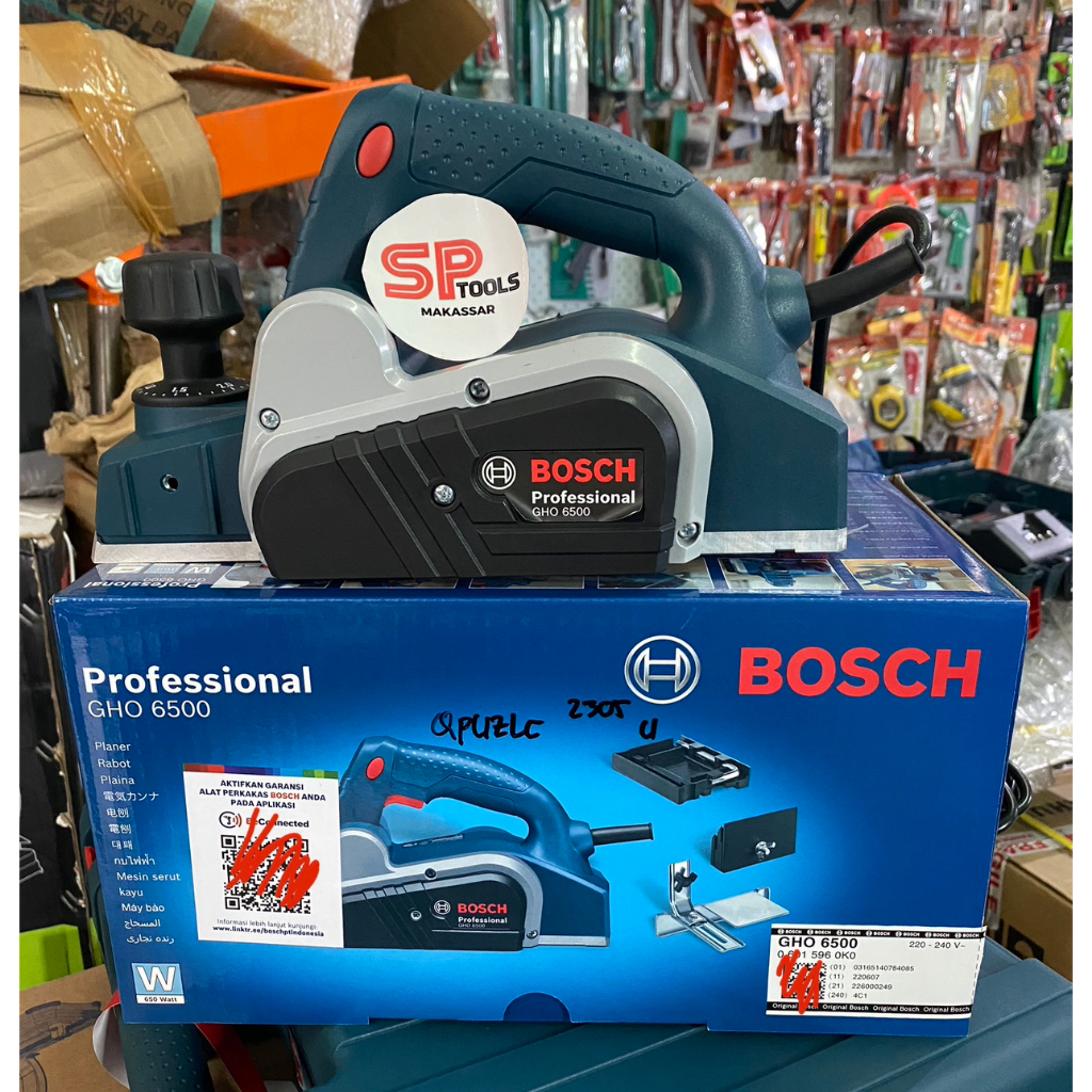 MESIN KETAM PLANER PLANNER SUGU SERUT PASAH KAYU 82MM BOSCH GHO 6500 / GHO6500