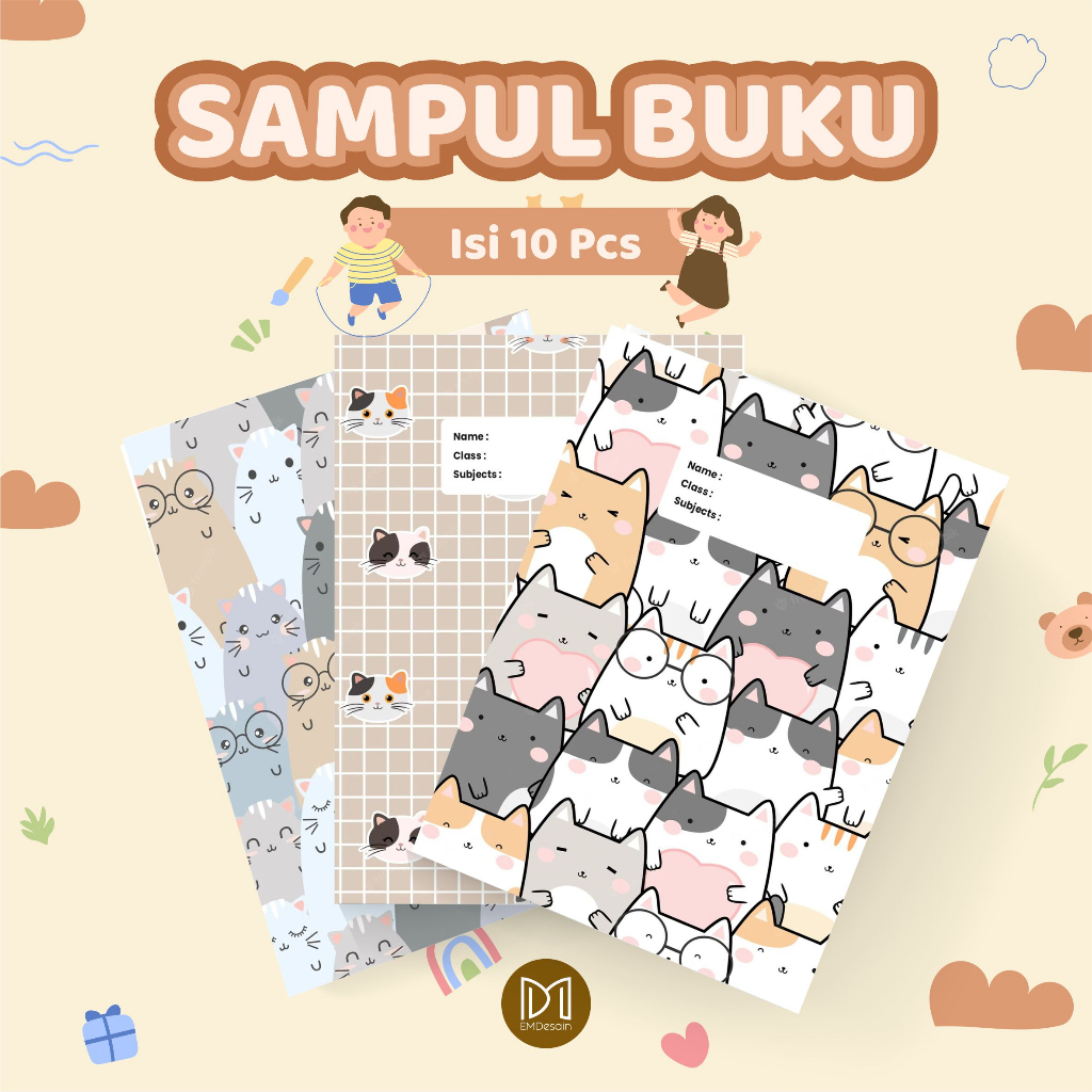 

(10 PCS) SAMPUL BUKU AESTHETIC / SAMPUL BUKU ESTETIK | MOTIF CAT LOVERS KUCING ANABUL SAMPUL BUKU BIGBOSS CAMPUS BOXY BMB | BOOK COVER AESTHETIC / Sidu Sampul Buku Pastel Aesthetic - Sampul Buku Motif Sampul Buku Sidu Sampul Buku Bigboss Boxy /COVER BOOK