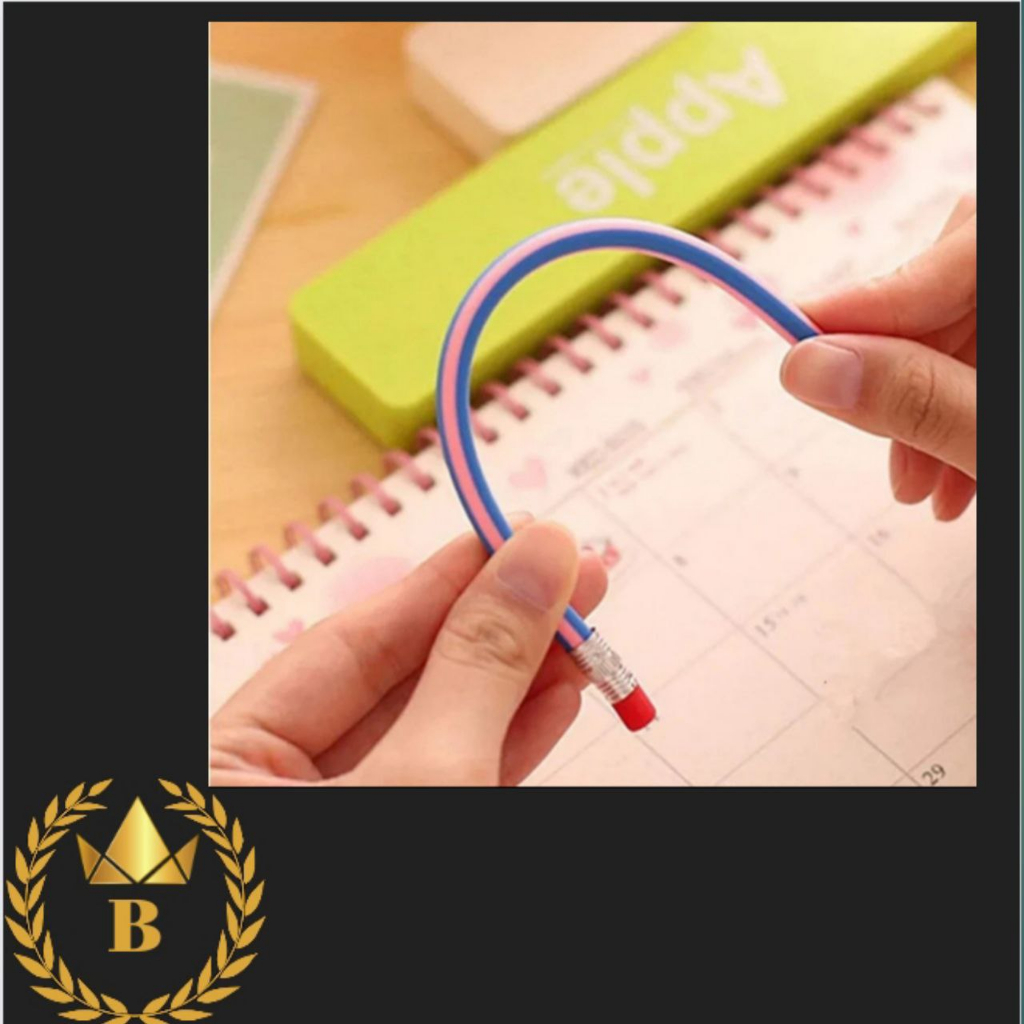 

pensil lentur flexibel dengan penghapus