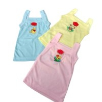 12 Pcs Singlet Anak Perempuan Lusinan / Kaos Dalam Anak Perempuan Lusinan ENJI