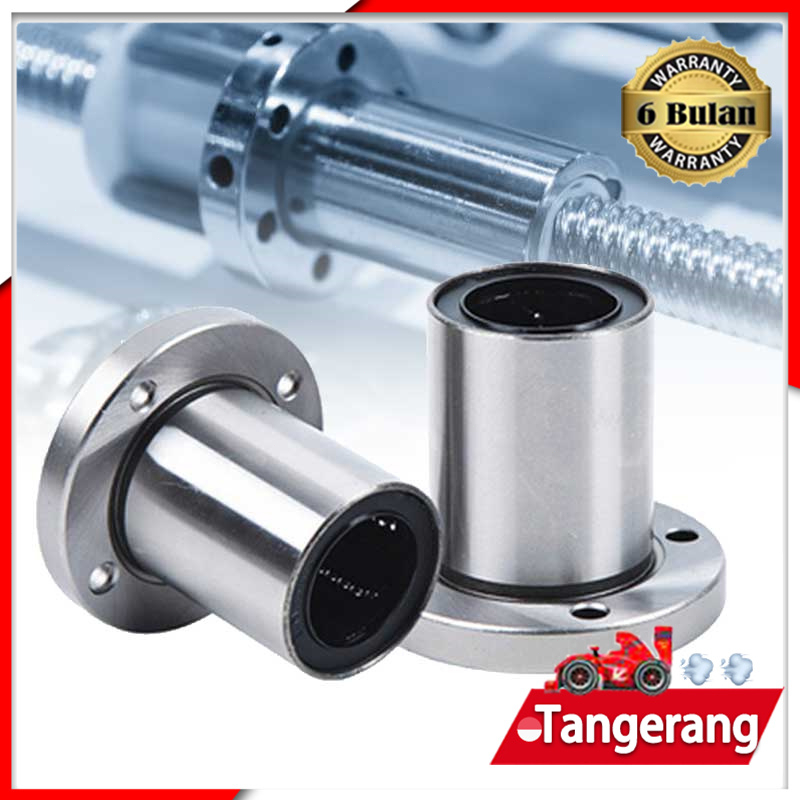 LMF 8UU / LMF8UU Linear Motion Bearing Round Flange Linear Bushing 8mm