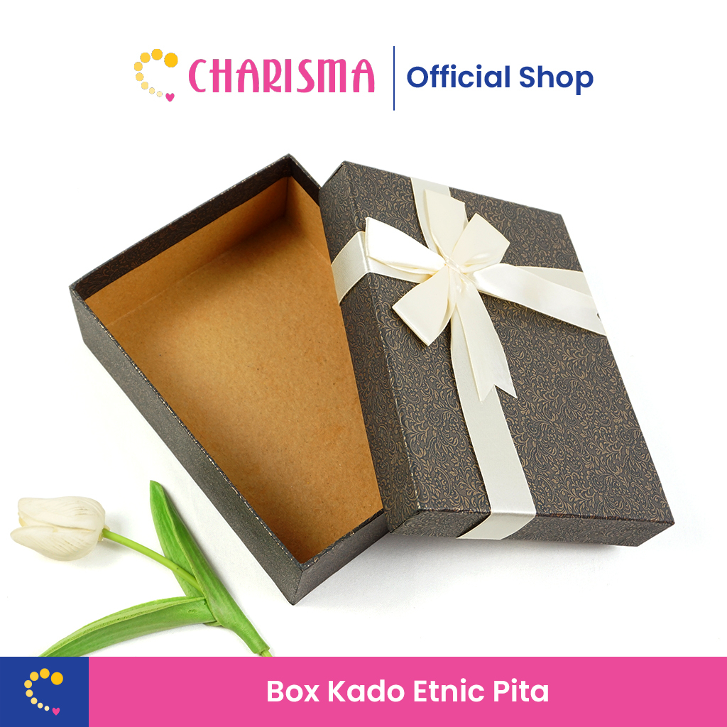 

Charisma Kotak Kado Ekslusif Pita - Box Kado Kotak Hadiah Gift Box - Hard Box Pita