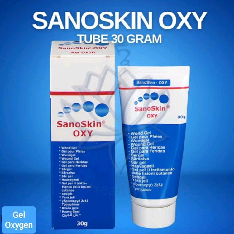 Sanoskin Oxy Gel exp Maret 2025 bekas jerawat/luka decubitus