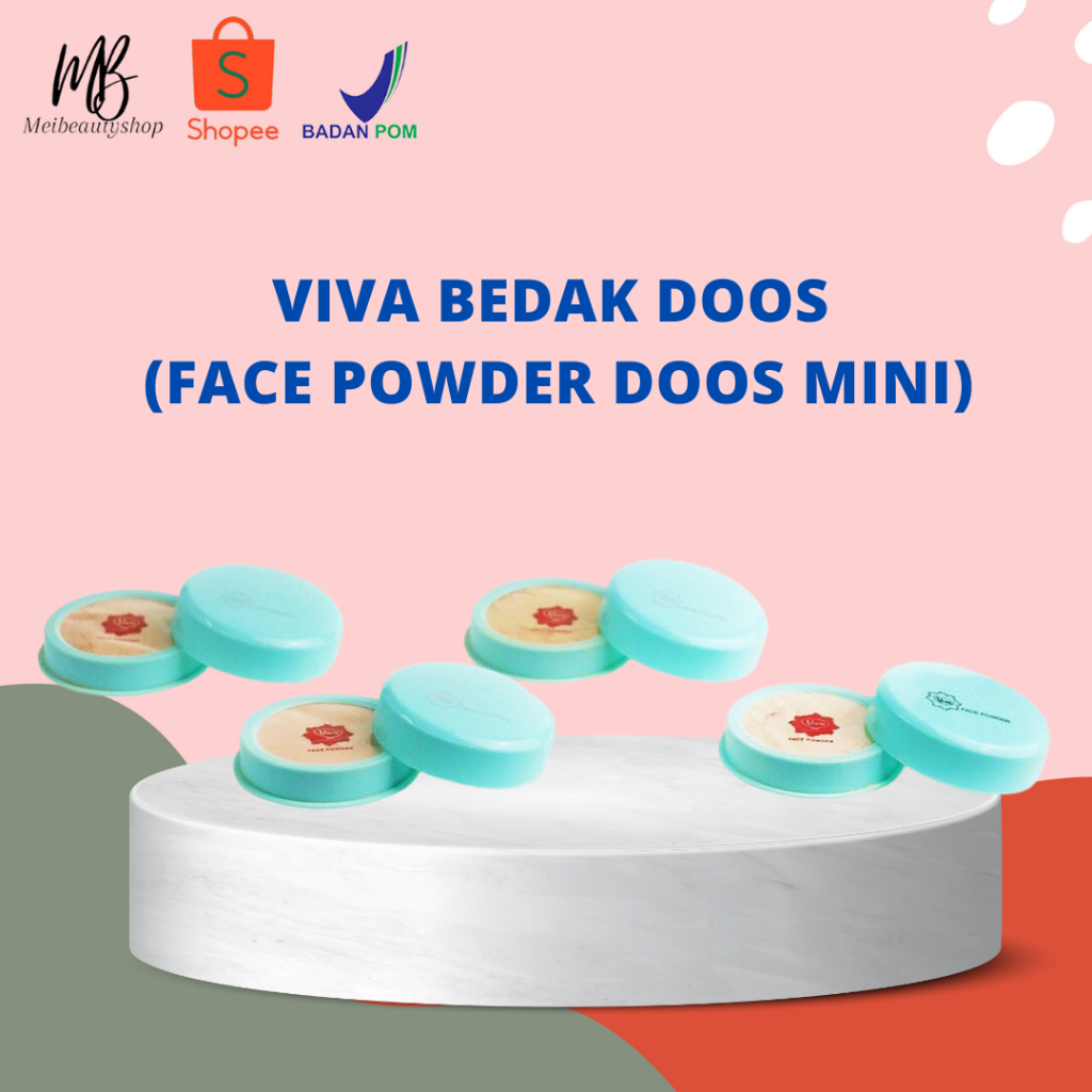 Viva Bedak Doos (Face Powder Doos Mini) - 25gr (tersedia 4 varian warna)