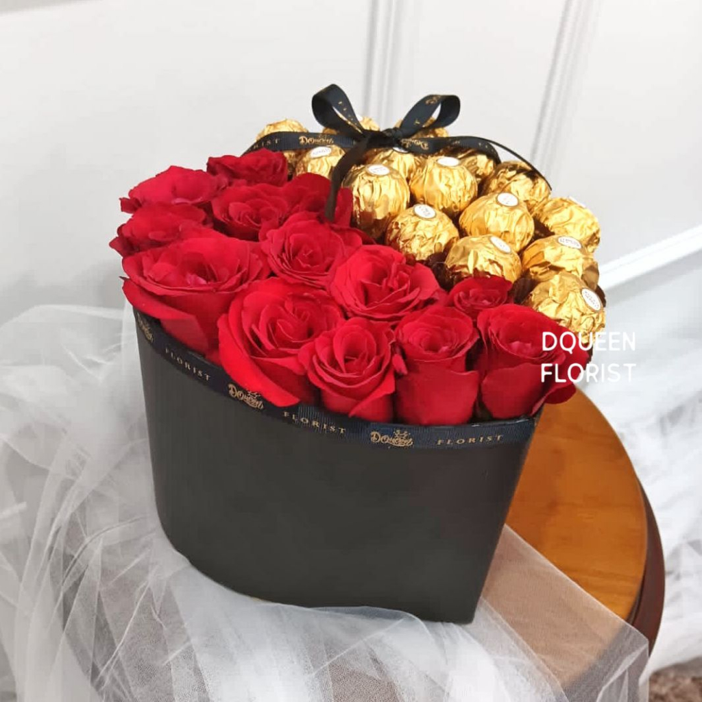 Dqueen Florist - Hampers Cokelat  Bingkisan Cokelat Parcel Hiasan Bunga