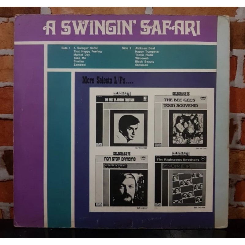 Vinyl Piringan Hitam 12 inch A Swingin' Safari