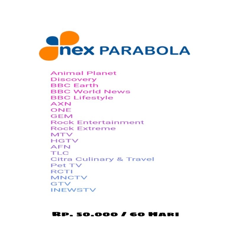 Paket basic MNC grup Nex Parabola