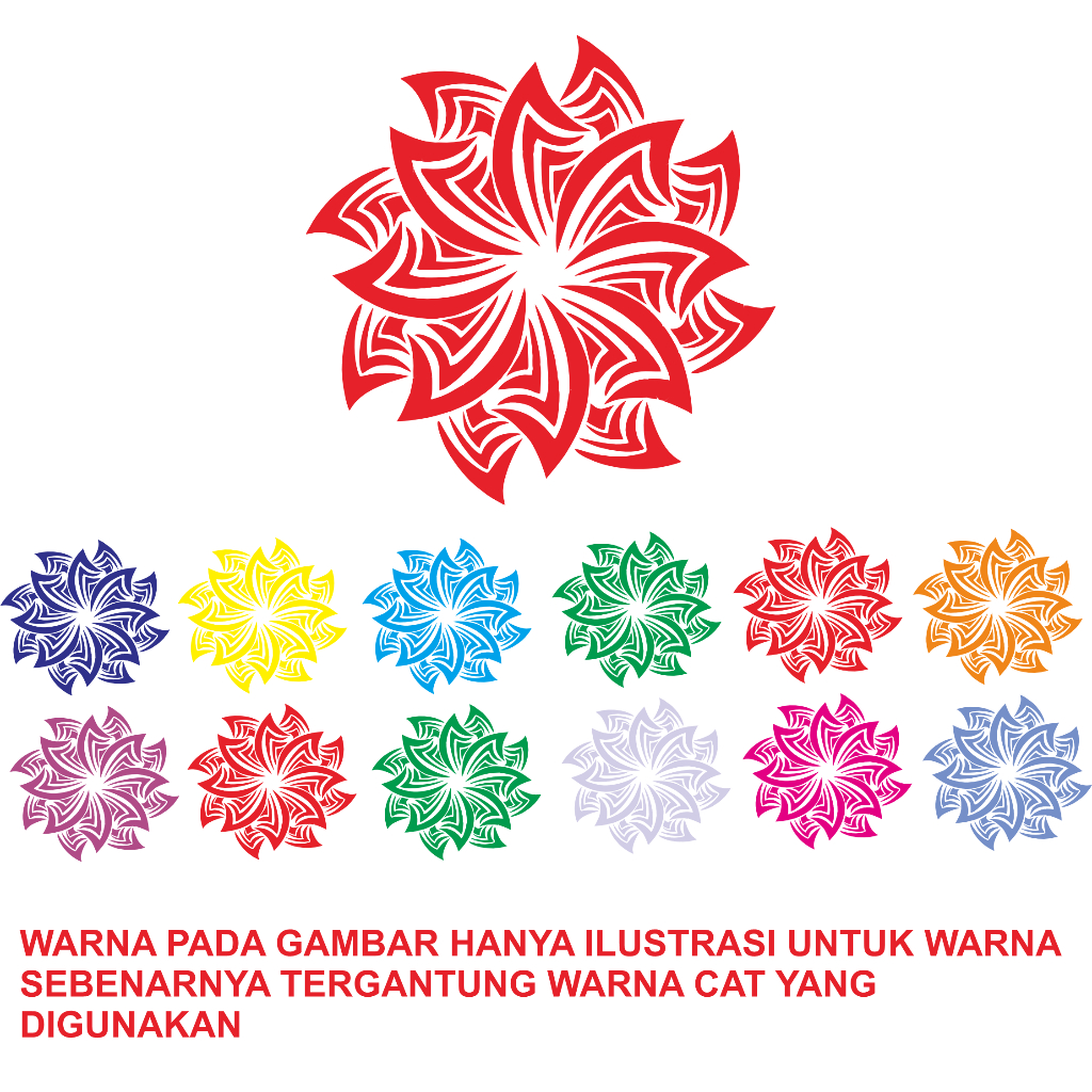 Loonagranit Roll Cat Motif Dinding Karakter ( 1 Set Lengkap ) Gagang + Motif (Free Packing Kerdus)