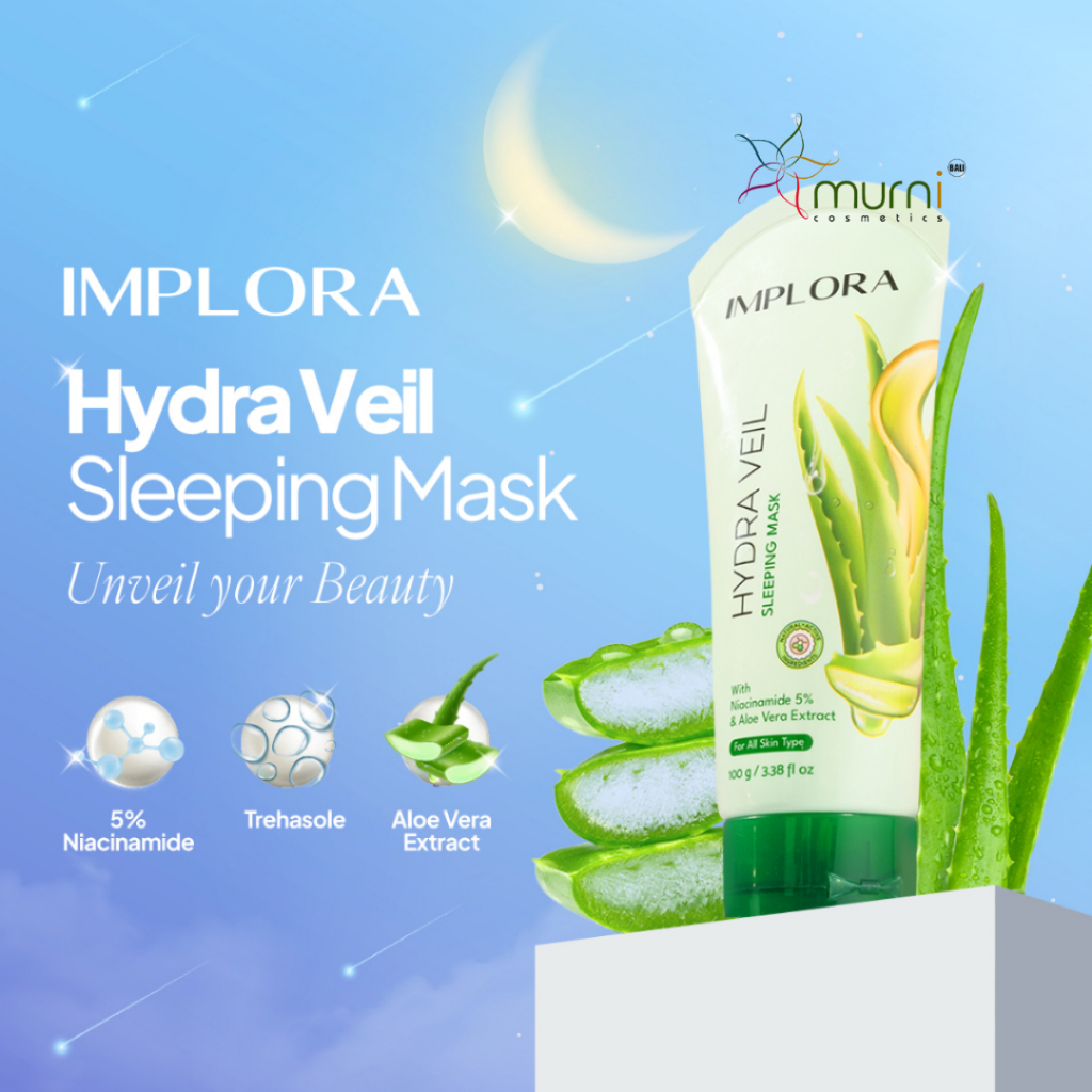 IMPLORA HYDRA VEIL SLEEPING MASK 100GR WITH ALOE VERA