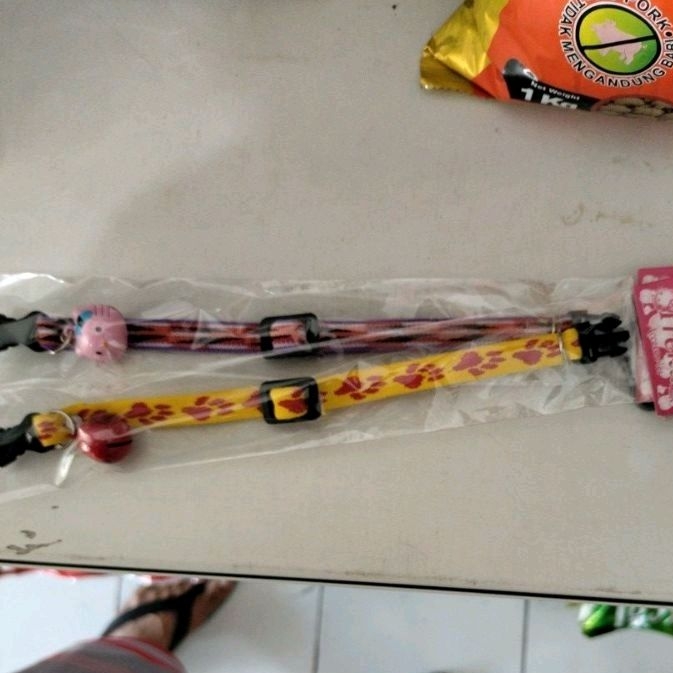 kalung kucing dengan klinting besar