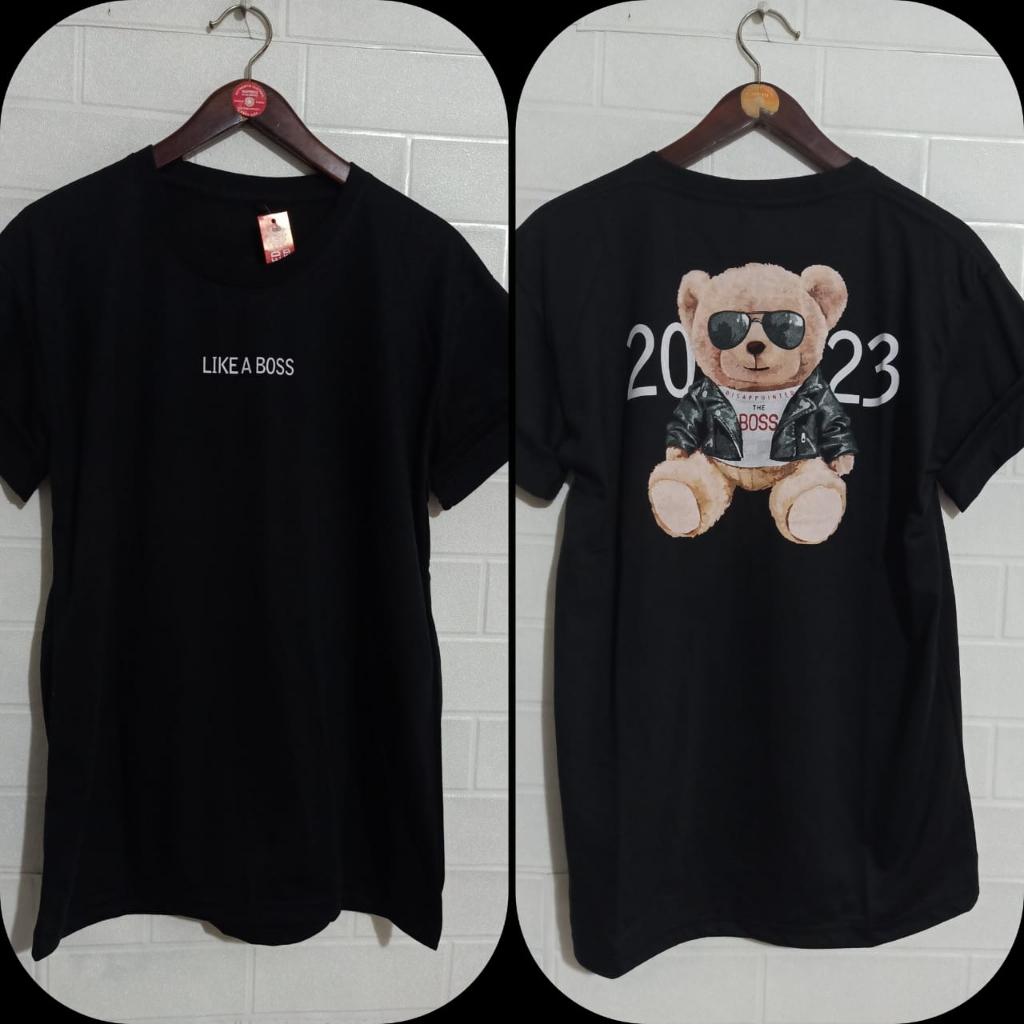 Kaos murah Kaos distro murah baju  distro pria t-shirt murah combed30s ST bear