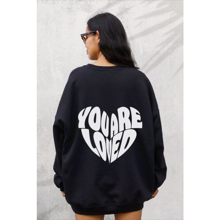 [COD] Sweater Wanita Oversize You Are Loved