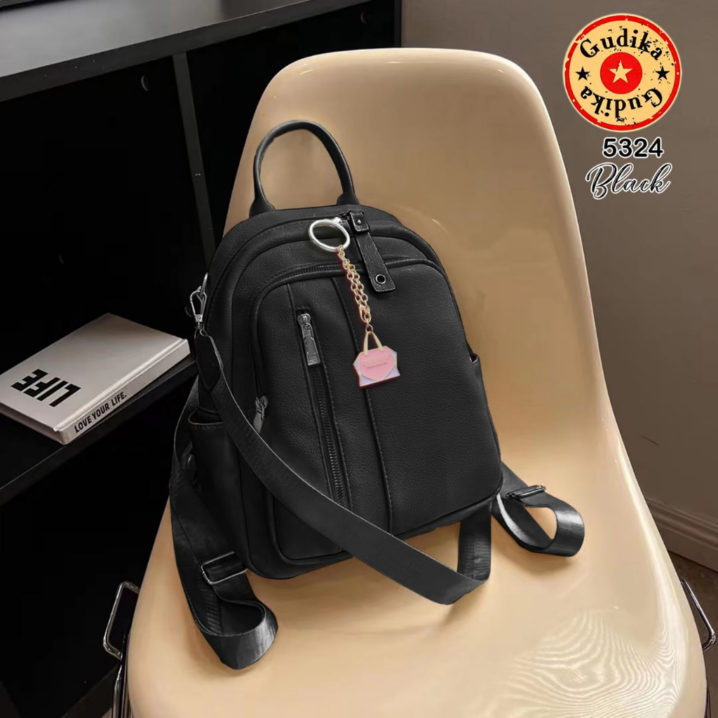 New GUDIKA Zoe 5324 Tas Ransel Wanita Backpack Tas Anti Air Termurah Original Import Korea | Parasut | Waterproof