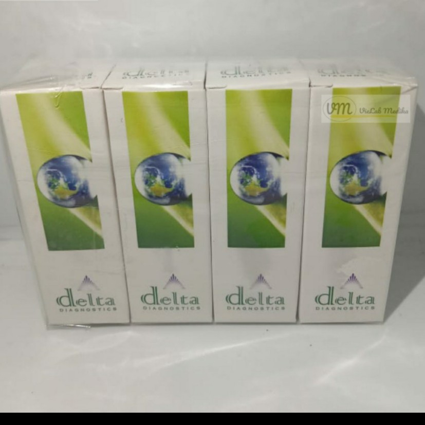 Reagen Golongan Darah Delta Set - Test Golongan Darah 1 Set Kartu Golongan Darah