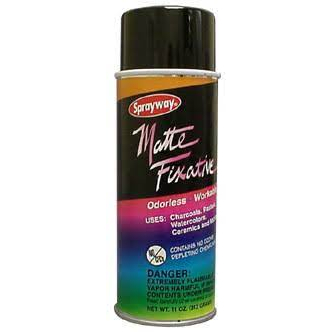 MATTE FIXATIVE HIGH QUALITY SPRAYWAY 204