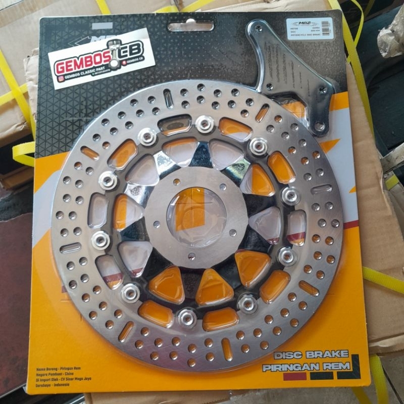 piringan disk cakram depan by mos 06 set breaket pnp supra X GL MEGAPRO