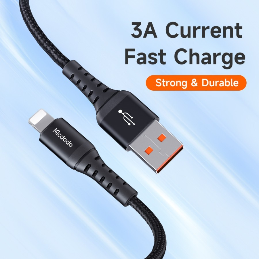 MCDODO Kabel Data Fast Charger USB To Lightning 3A iPhone 6 7 8