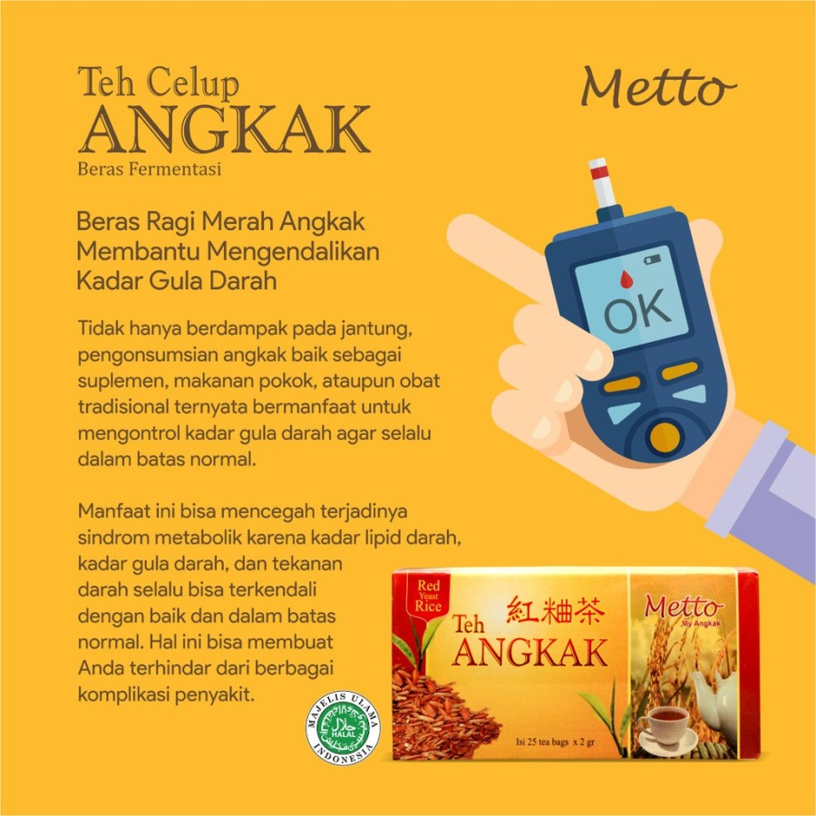 

Teh celup angkak metto