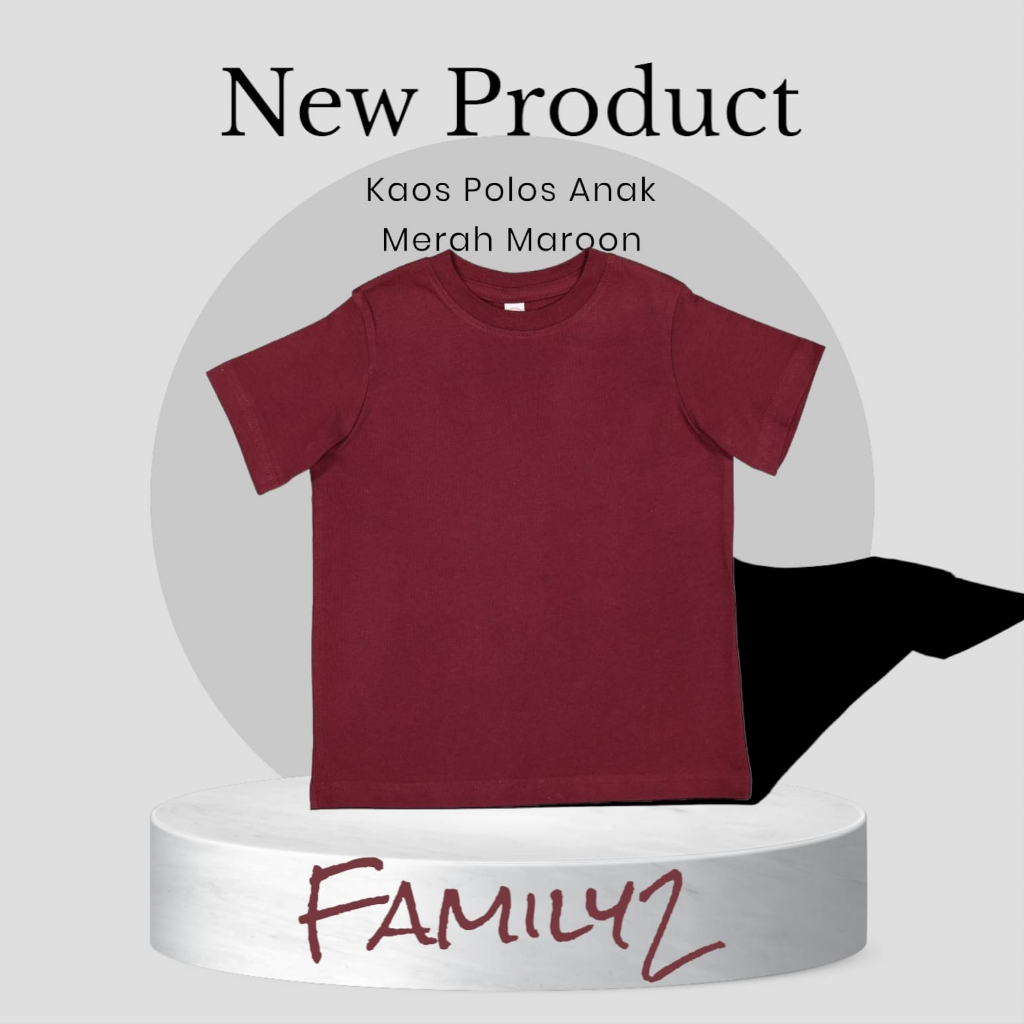 KAOS POLOS ANAK PREMIUM ADEM / KAOS POLOS ANAK WARNA PUTIH / KAOS POLOS ANAK LENGAN PENDEK COTTON COMBED 30S BAJU KAOS KIDS UMUR 2-13 TAHUN