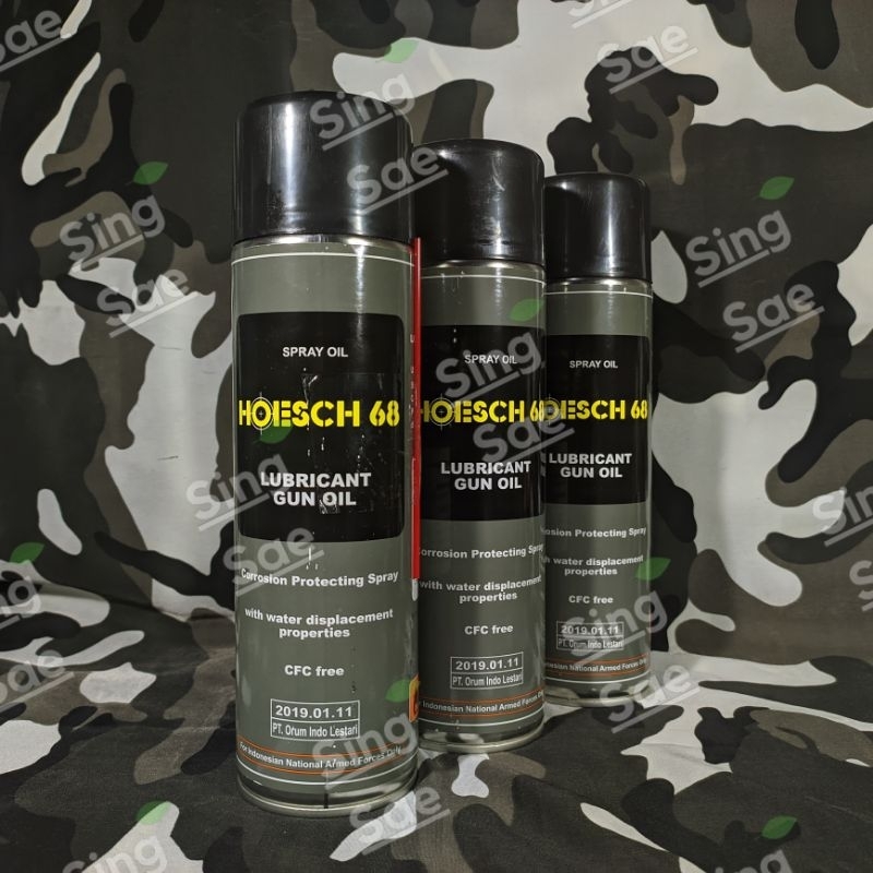 Minyak Senapan/Oil Gun/Spray Gun/HOESCH 68 500ml/pelumas senjata/minyak anti karat