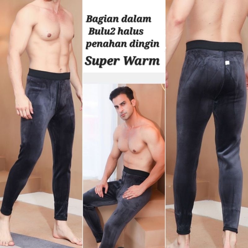 Legging Celana Musim Dingin Pria / Long John Thermal 019
