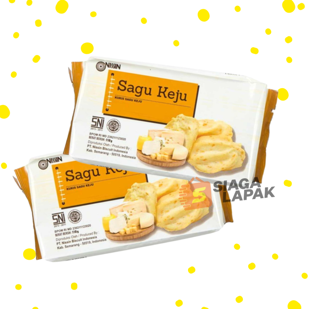 Nissin Sagu Keju 110gr Kukis Cheese Cookies