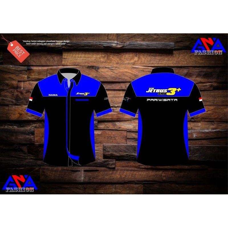 KEMEJA JETBUS PARIWISATA FULL BORDIR