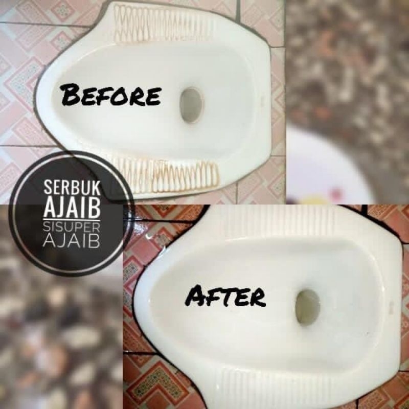 SERBUK AJAIB PEMBERSIH SERBAGUNA PEMBERSIH TOILET KERAMIK