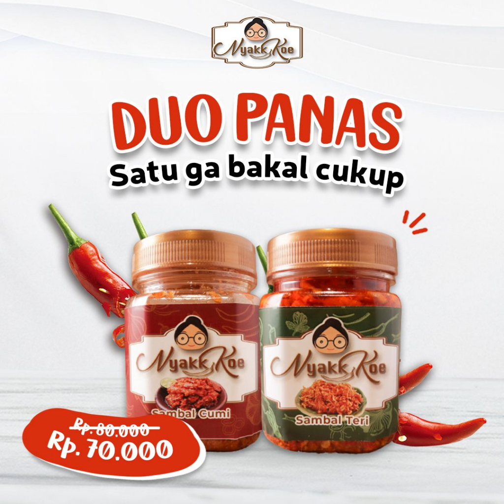 

Set Sambel 2 varian SPECIAL 150gr Sambal Baby Cumi Sambel Teri Medan Sambal Pedas Enak