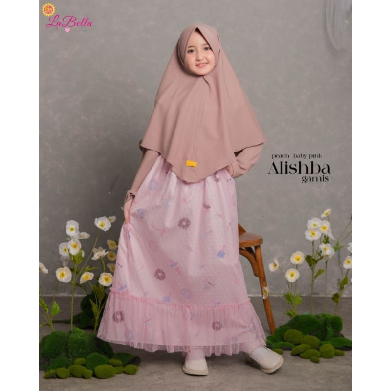 Alishba by labella | labella gamis anak | rekomendasi gamis anak