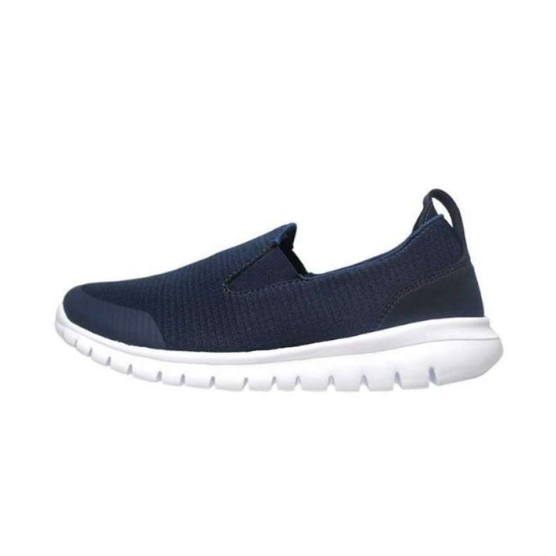 League Sepatu Slip On Unisex Boreel Biru Original