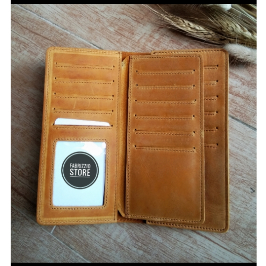 dompet panjang crazy horse kulit asli