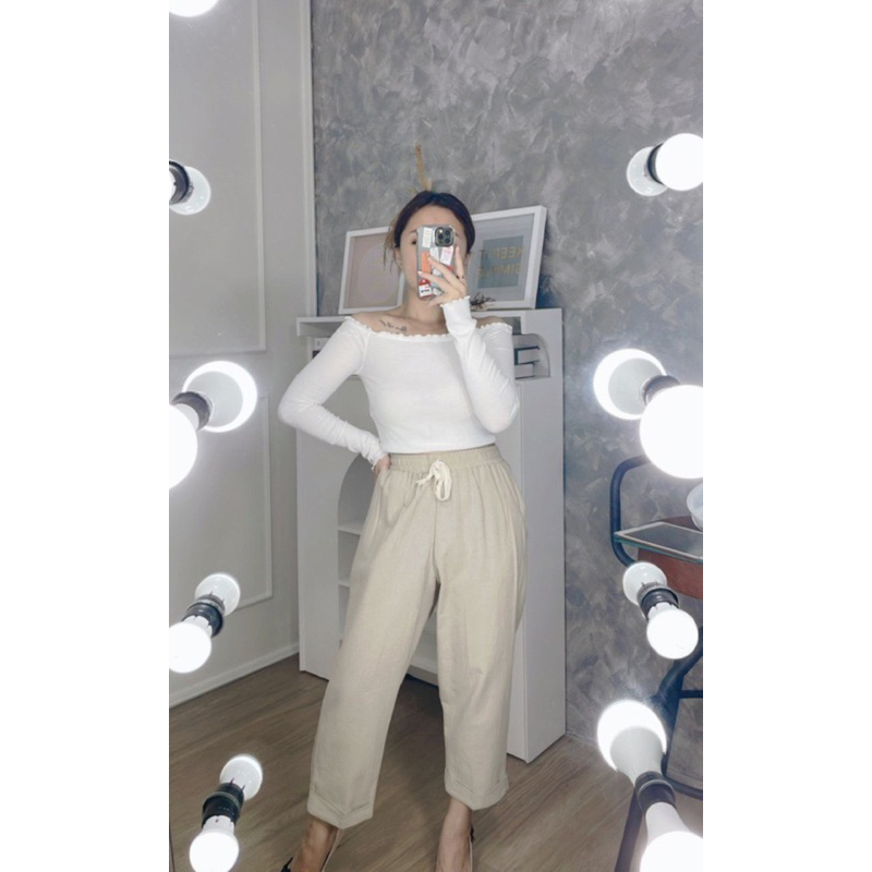 HARKEY HIGHWAIST ANKLE PANTS/HIGHWAIST PANTS/HIGHWAIST PANTS KULOT/HIGHWAIST PANST KNIT