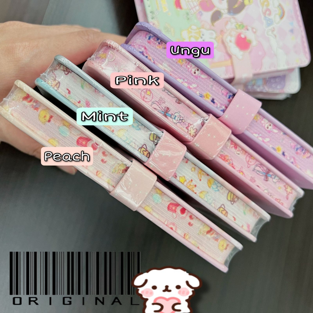 VS BG - Journal Notebook Diary Motif magnetic hard cover stiker