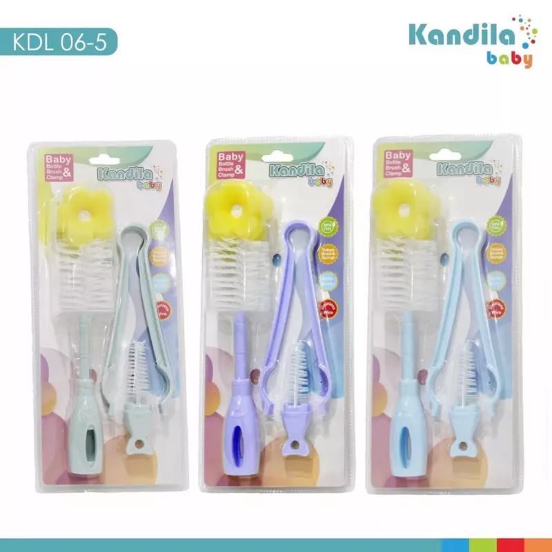 KANDILA Baby 3in1 Bottle Brush Sikat Botol Susu - KDL 06-5