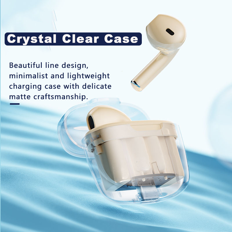 VICLOOK COD Asli Earphone Crystal Clear TWS Wireless Bluetooth Headset Kebisingan Stereo Earbud