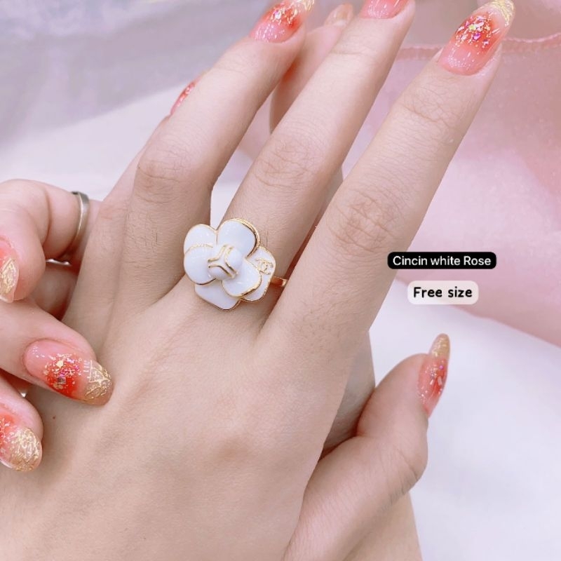 Cincin Titanium Asli Premium Quality Anti karat anti alergi Stainless steel ori Ct018