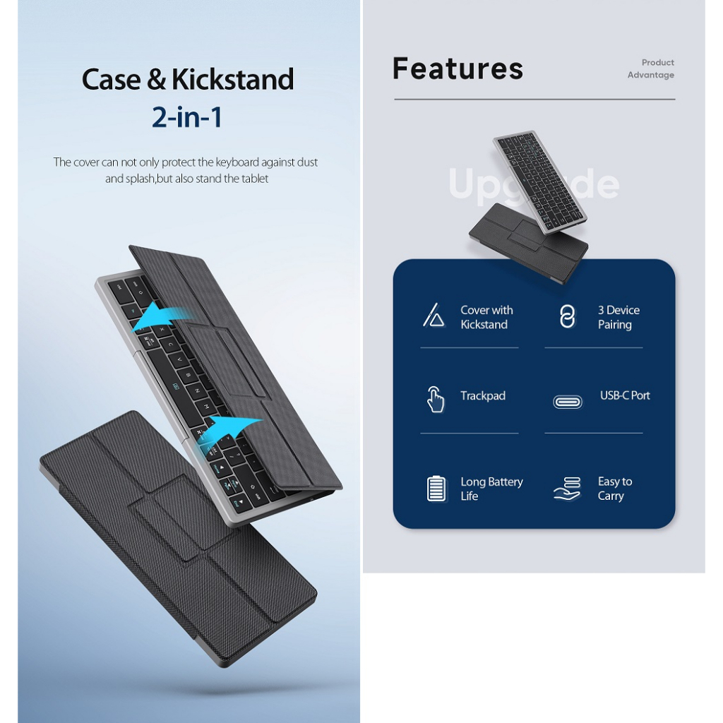 DUX DUCIS Wireless Keyboard 3 Pairing Devices OK Series Original