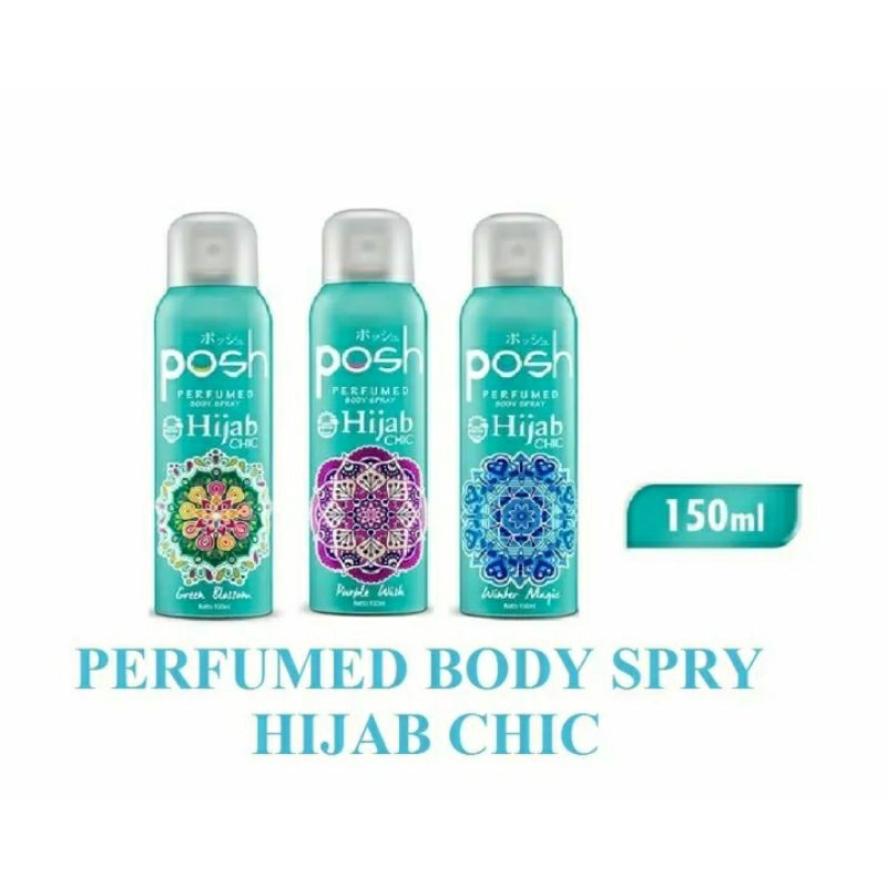 Perfumed Body Spray Posh Hijab Chic Minyak Wangi Posh Hijab
