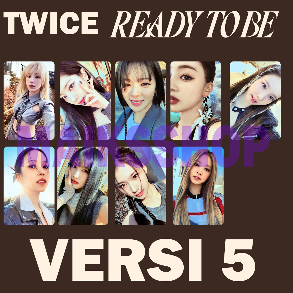 Twice Ready To Be Set Me Free Photo Card Kpop