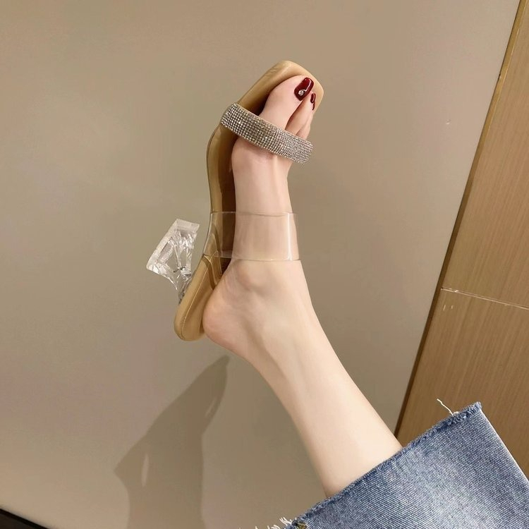 FD Sandal Heels Wanta Kasual Sendal Hils Import Korean Style HI-063