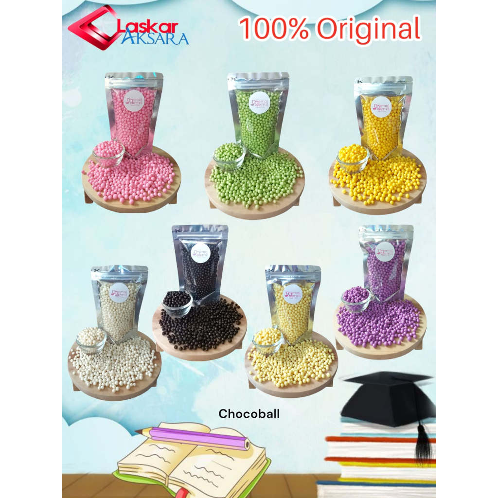 

Pouch Variasi Chocoball Topping Donut Kue Bolu / Premium