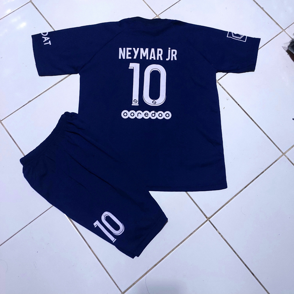 SETELAN BAJU BOLA PSG MBAPPE NEYMAR MESSI/JERSEY NEYMAR/JERSEY BOLA NEYMAR MBAPPE MESSI