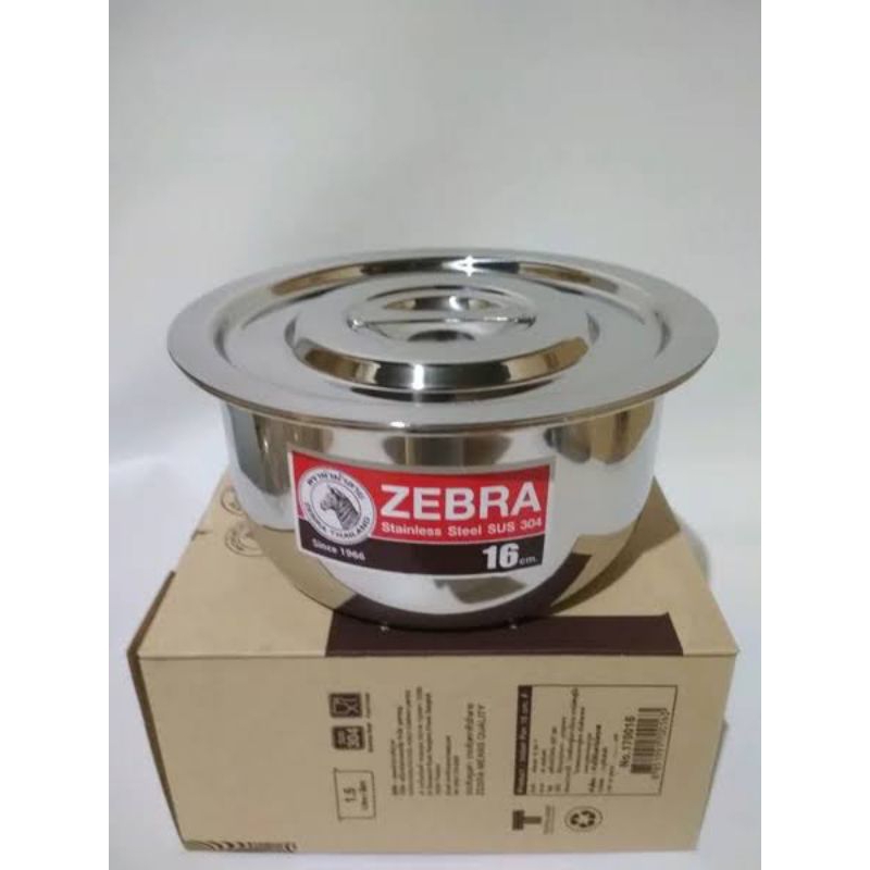 ZEBRA PANCI INDIAN PAN 16CM 170016